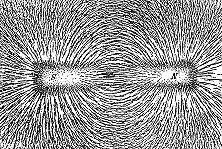 Ausrichtung in Magnetfeldlinien unsichtbare Kräfte und Felder